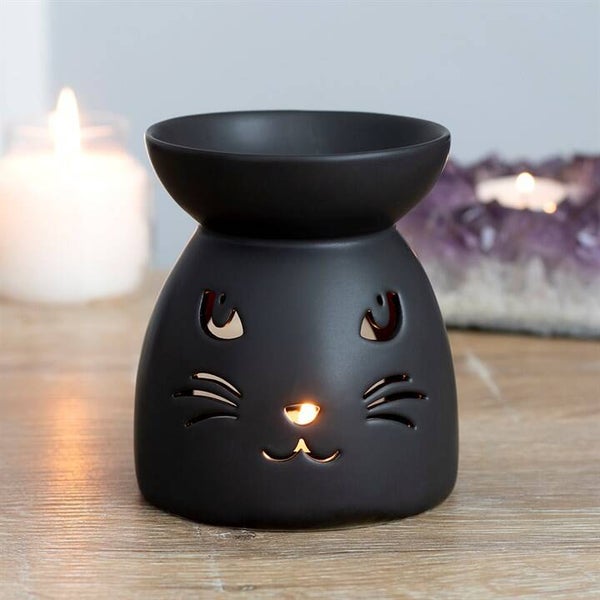 Quemador con Forma de Gato Negro