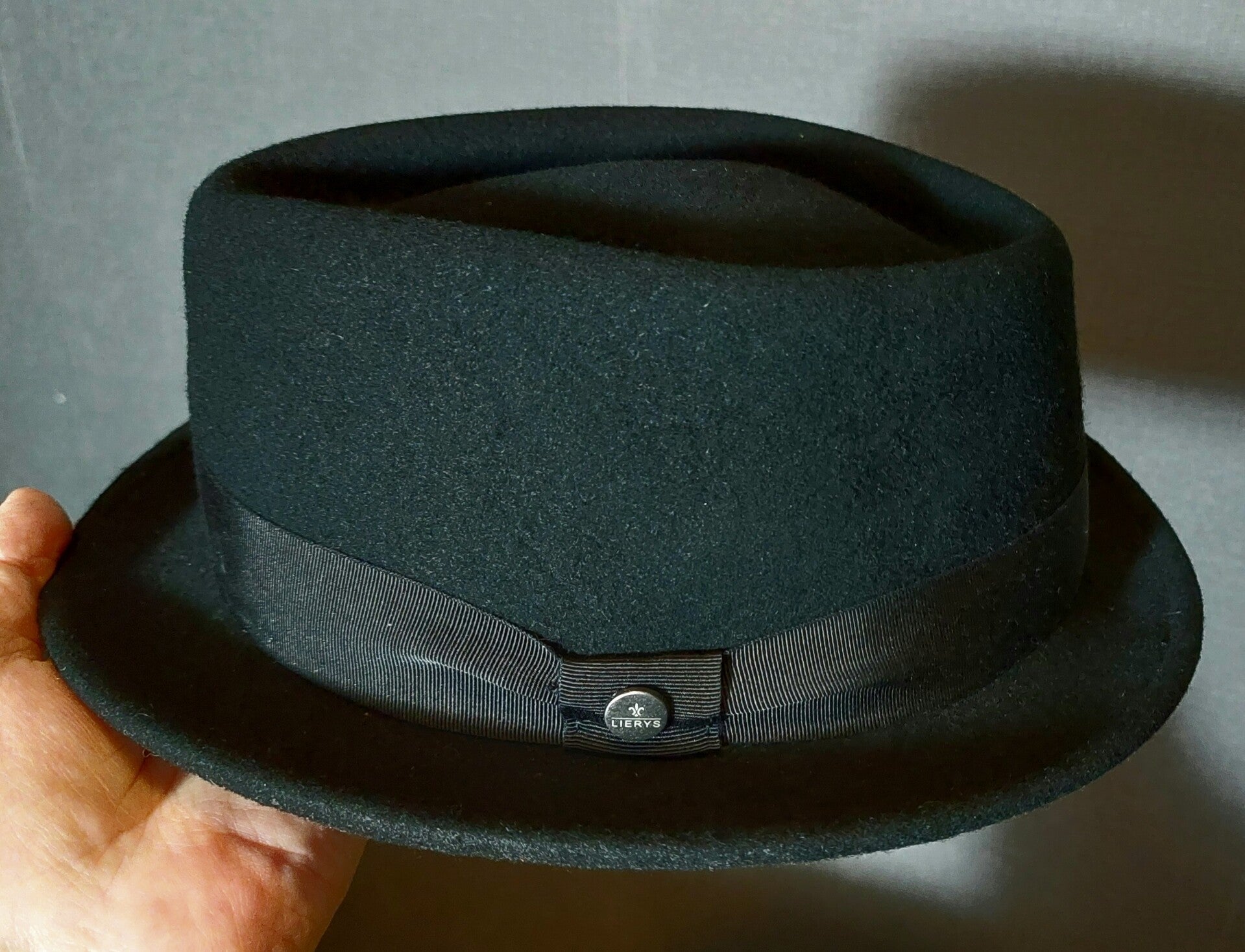 Lierys Pork Pie Hat – Black, Size 59