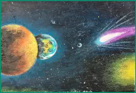 Oil Pastel: INNER SPACE - 2022