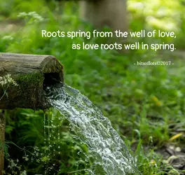Words: ROOTS OF LOVE - 2017
