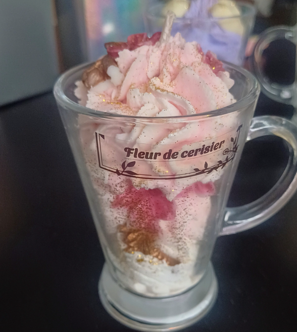 Bougie gourmande fleur de cerisier