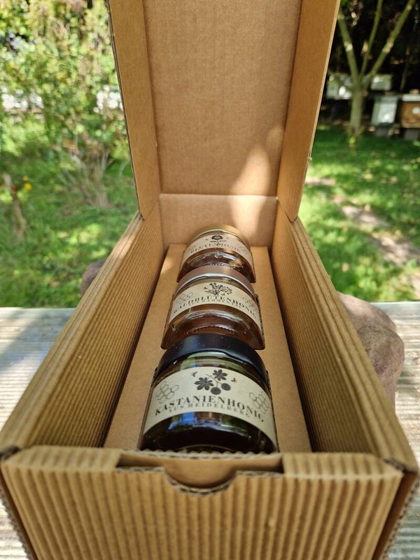 Honig 150g in der 3er Geschenkverpackung