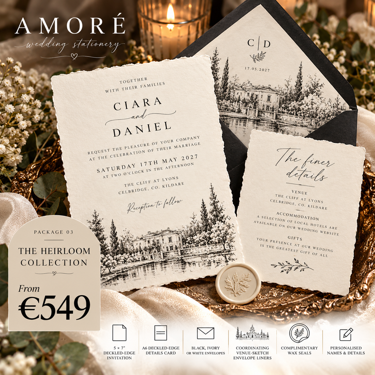 The 2027 Heirloom Wedding Package