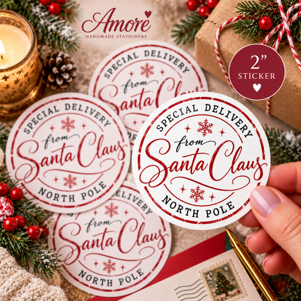 Christmas Special Delivery Stickers - Flakes