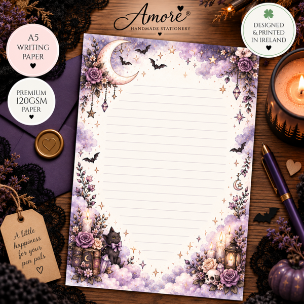 Gothic A5 Writing Paper Set