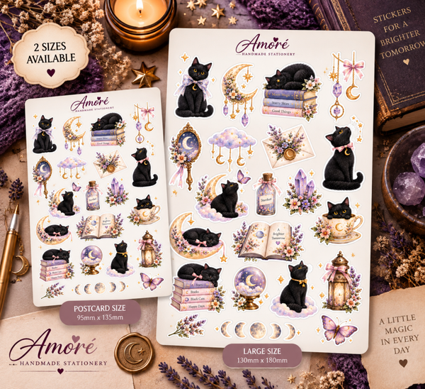 Celestial Cats Stickers - Mixed