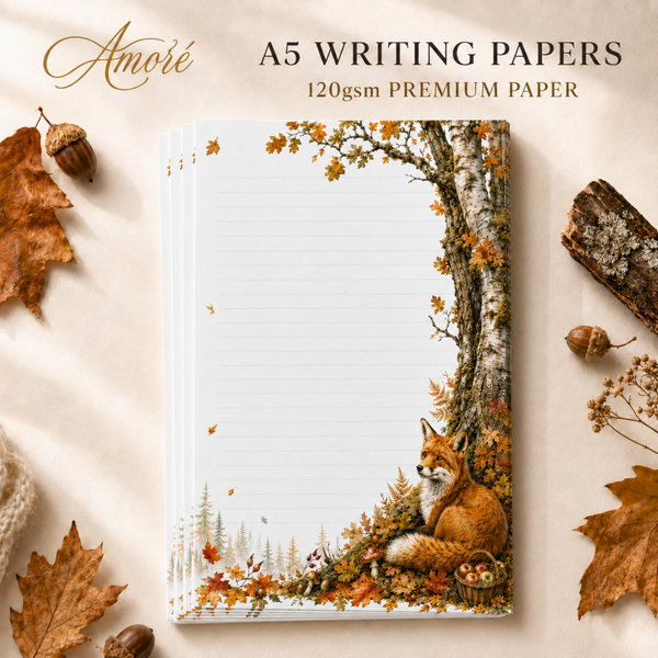 Woodland Fox A5 Writing Paper Set