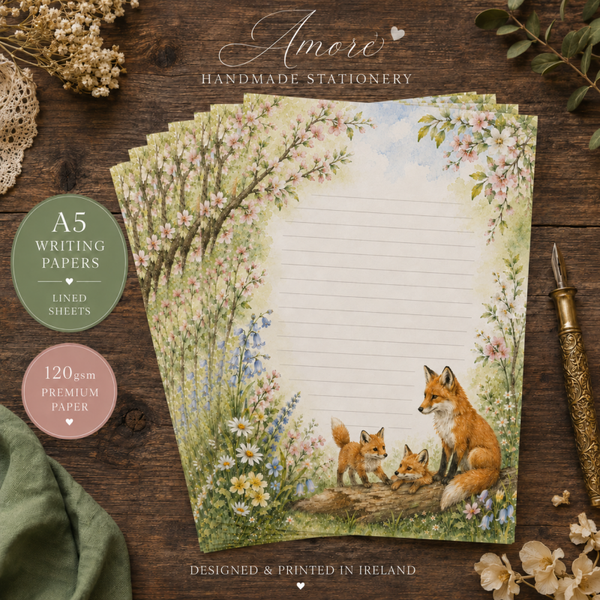 Woodland Fox A5 Writing Paper Set