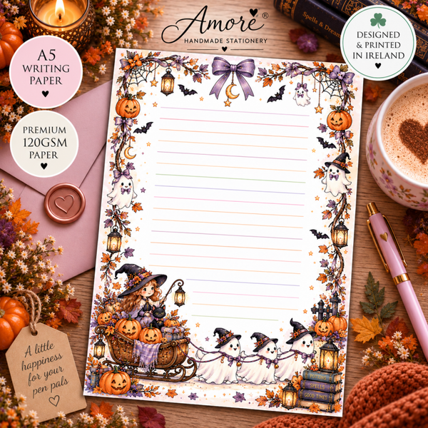 Halloween A5 Writing Paper Set