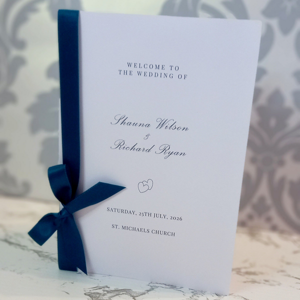 ♥︎ Minimalistic ♥︎ Ceremony Booklets