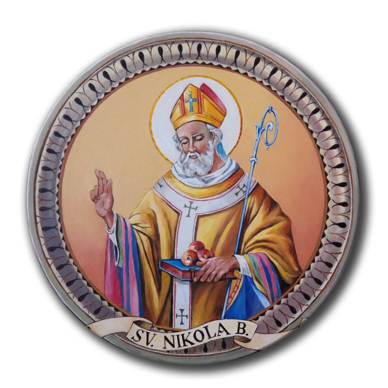 Nikolausbild aus der Hauskapelle St.Nikolaus Hövelhof