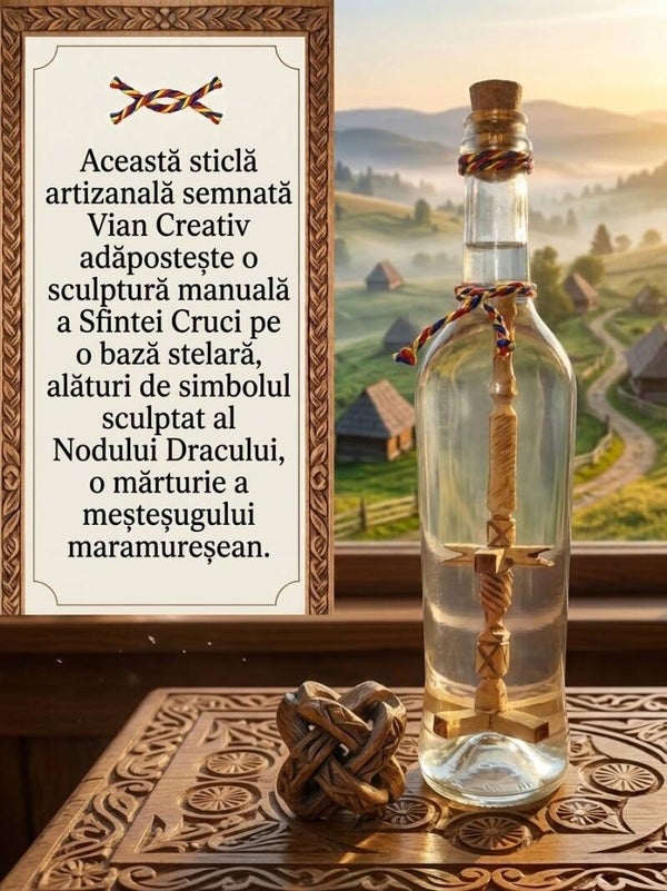 Sticlă ornamentală decorativă simplă