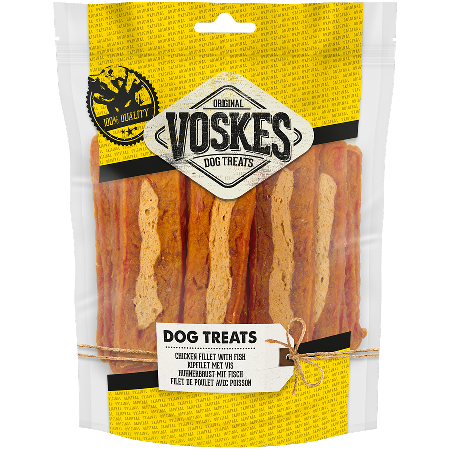 Voskes Filets de Poulet&Poisson 400g