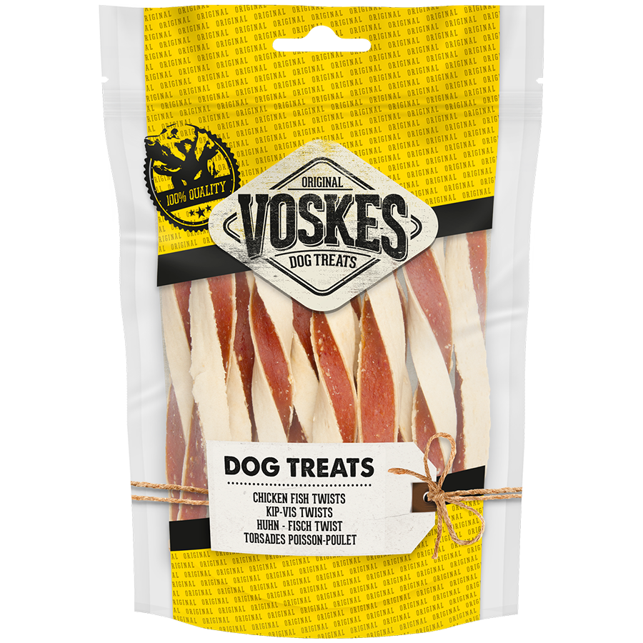 Voskes Torsades Poisson&Poulet 100g