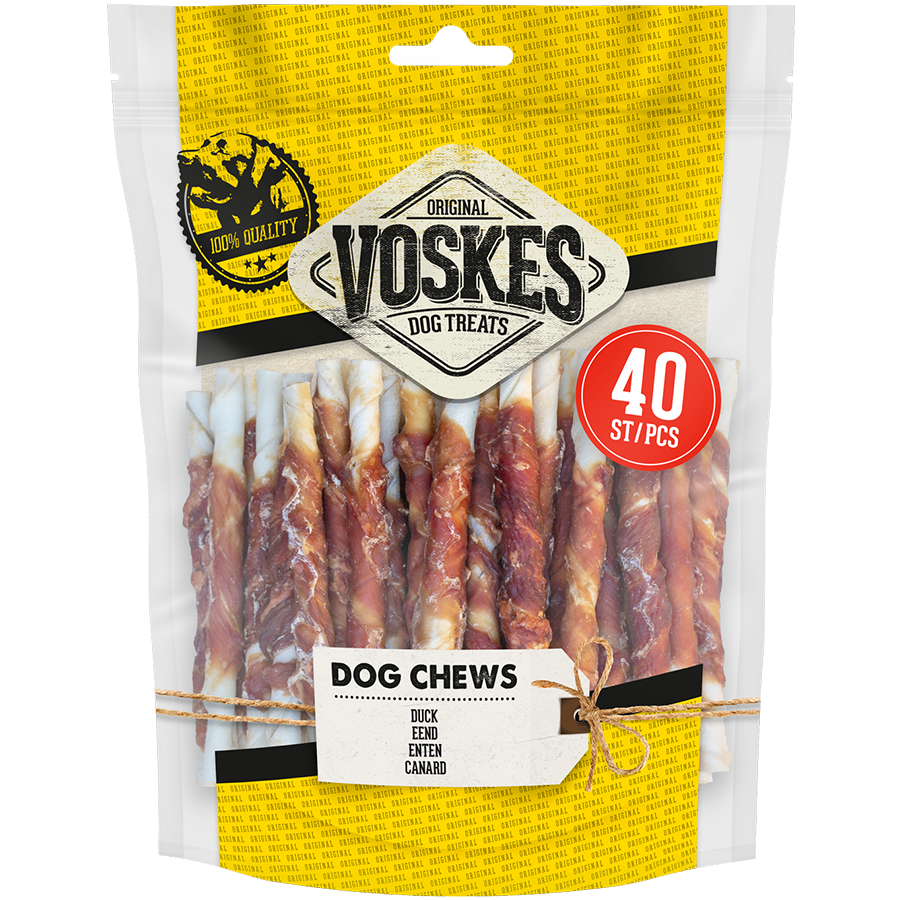 Voskes Sticks Peau de Boeuf&Canard 40pc