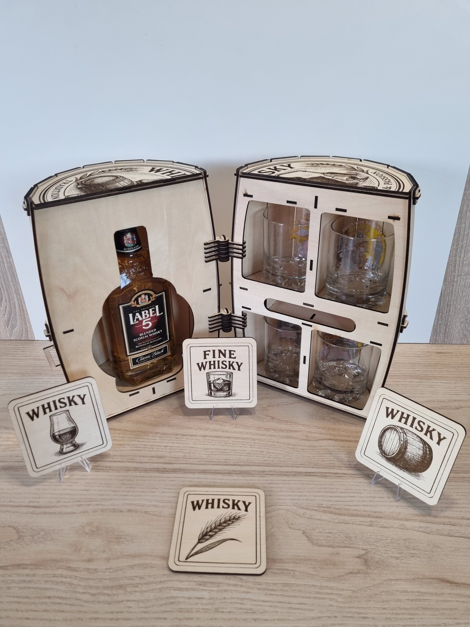 Coffret cadeau tonneau