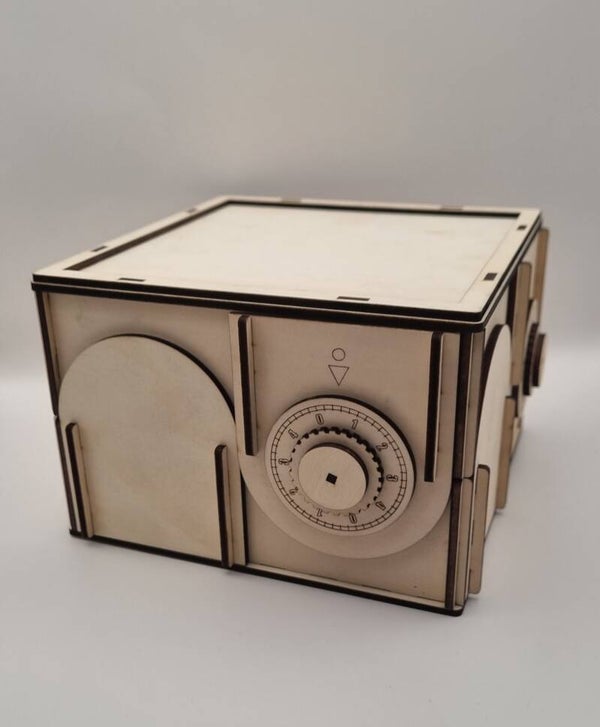 Coffre-fort en bois à code – Design unique & sécurisé