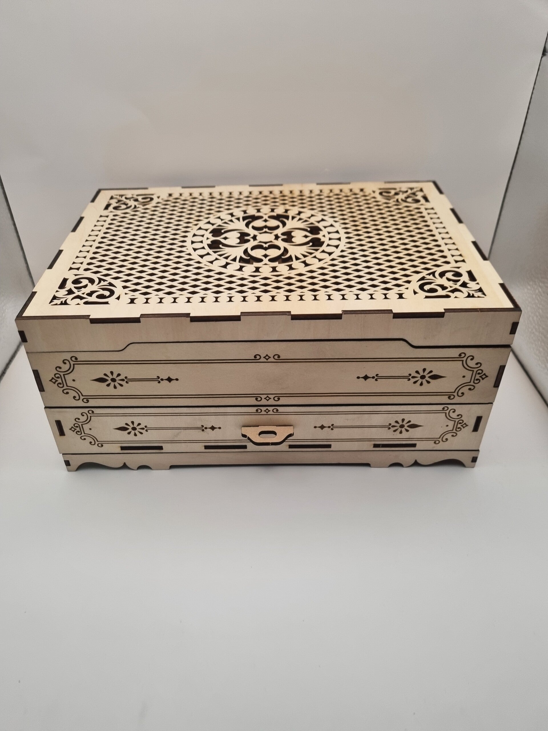 Boîte à bijoux en bois – Coffret élégant avec compartiments