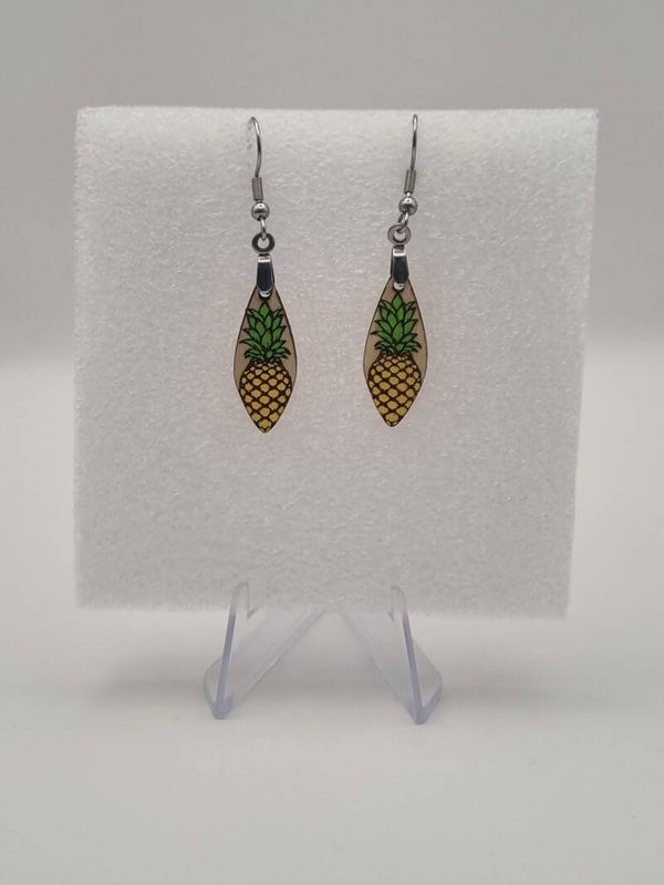 Boucles d’oreilles en bois – Collection Été & Bord de mer