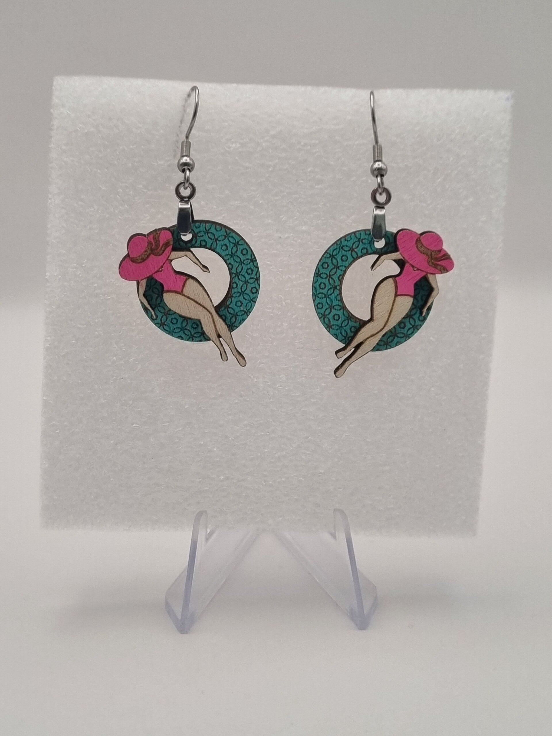 Boucles d’oreilles en bois – Collection Été & Bord de mer