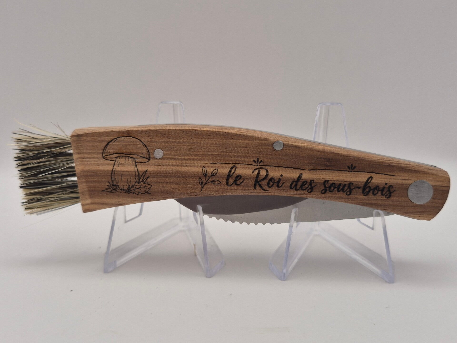 Couteau à Champignon Pradel France avec Brosse – Personnalisable