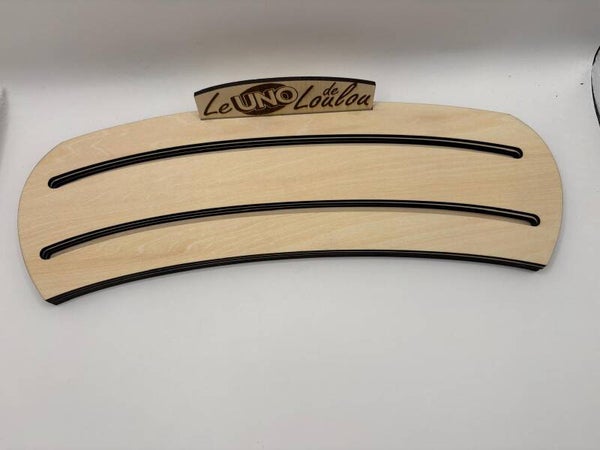 Support de cartes en bois