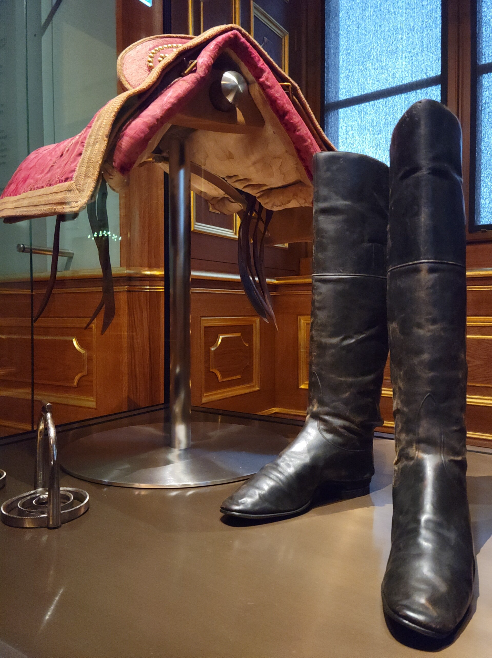 Napoleons Reitstiefel im Residenzschloss Dresden
