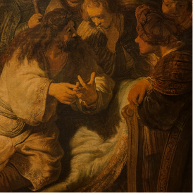 Rembrandt, Simsons Hochzeit, Gemäldegalerie Alte Meister Dresden