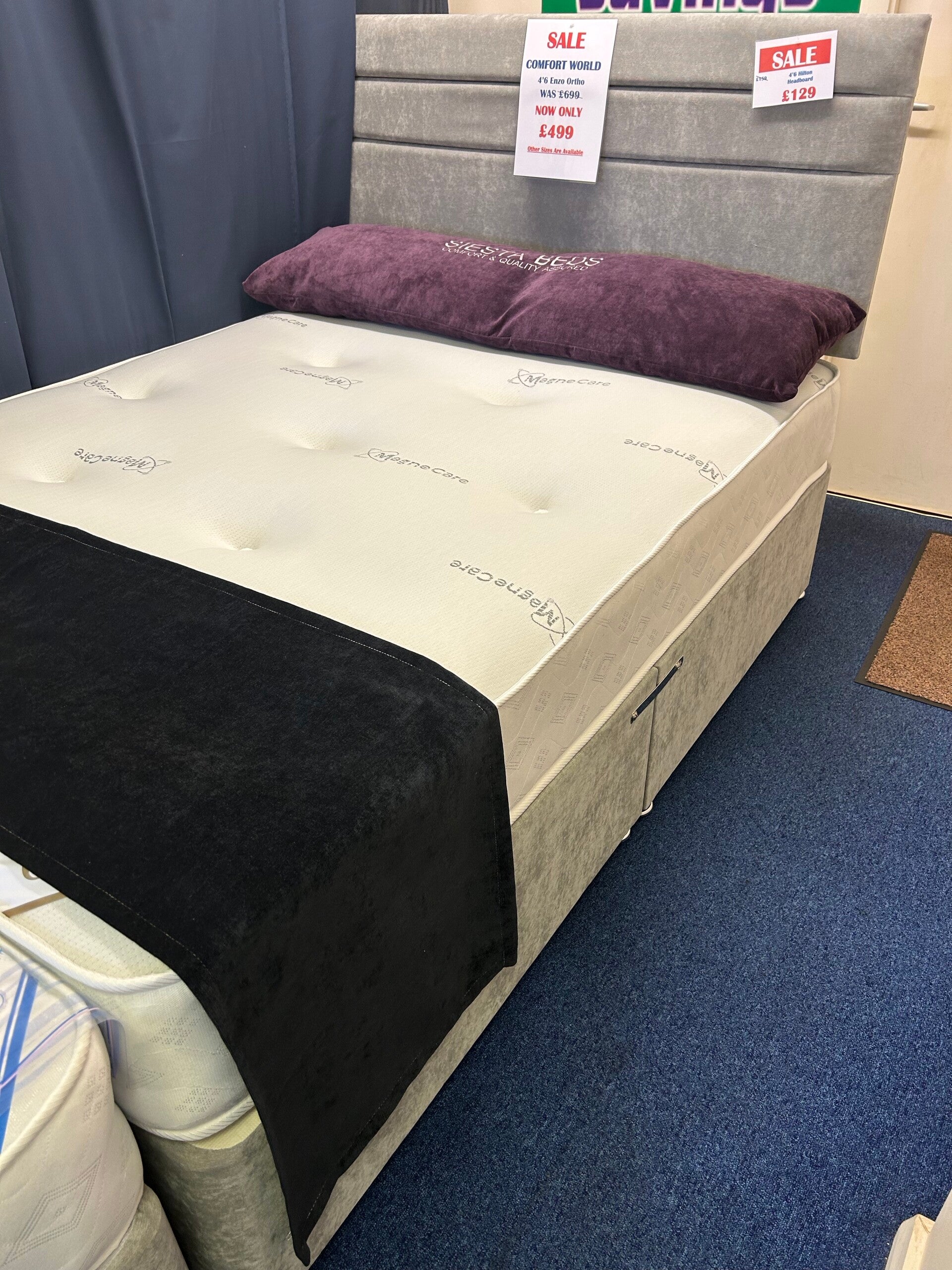 4’6 Enzo Ortho Non Store Divan Set
