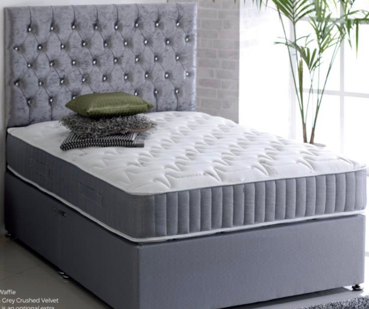 4’6 Cambridge 1000 Pocket Non Store Divan Set