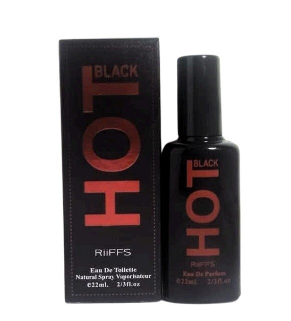 FF Parfums Hot Black Edt for men Taschenparfüm 22 ml