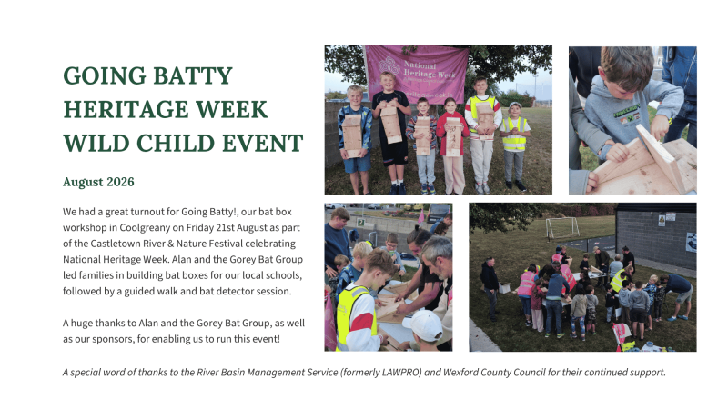 Going Batty National Heritage Week Event Ahare River and Biodiversity Group