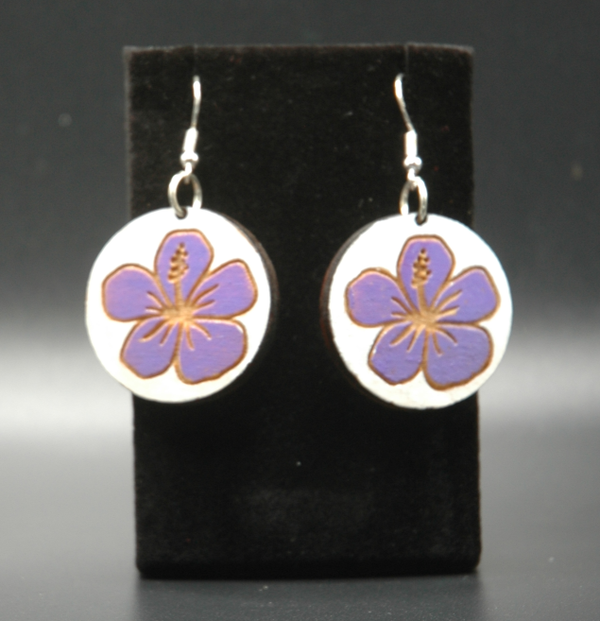 ROUND FLORAL EARRING #29