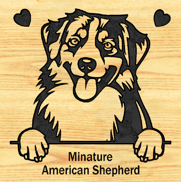 AMERICAN SHEPHERD 02 Minature  - CUSTOM