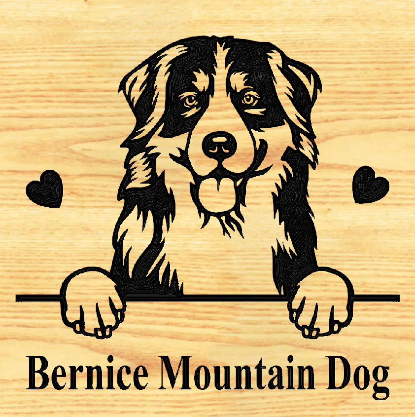 BERNICE MOUNTAIN DOG 02  PLAQUE