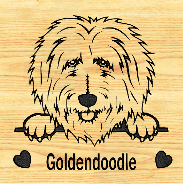 GOLDENDOODLE 01   PLAQUE