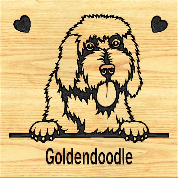 GOLDENDOODLE 02   PLAQUE
