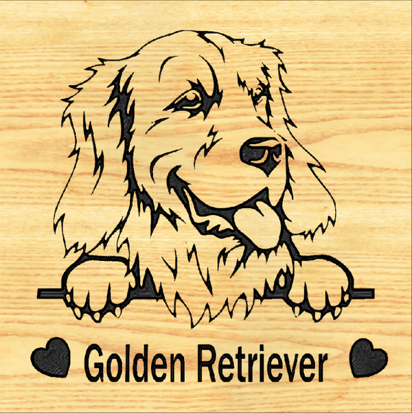 GOLDEN RETRIEVER 03  PLAQUE