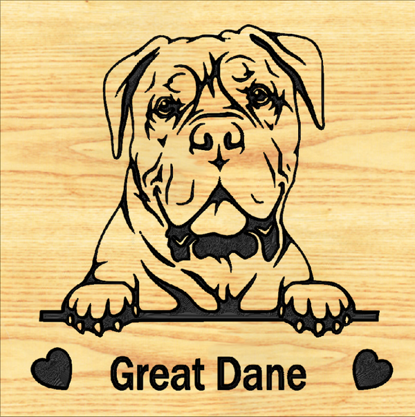 GREAT DANE 07  PLAQUE