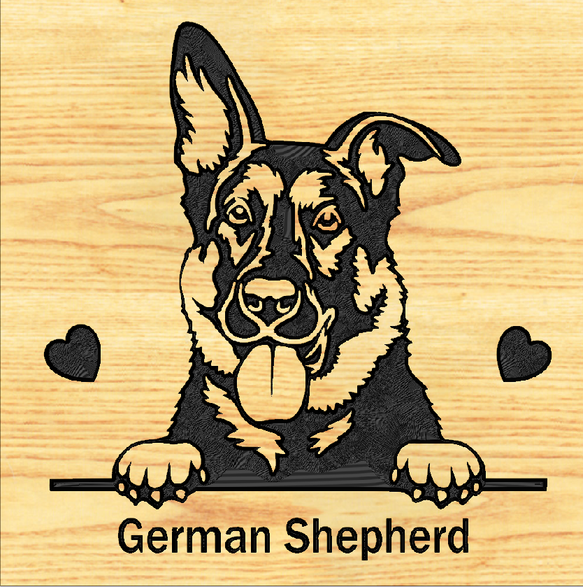 GERMAN SHEPHERD 04  - CUSTOM