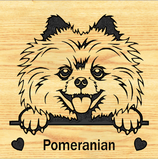 POMERANIAN 02  PLAQUE