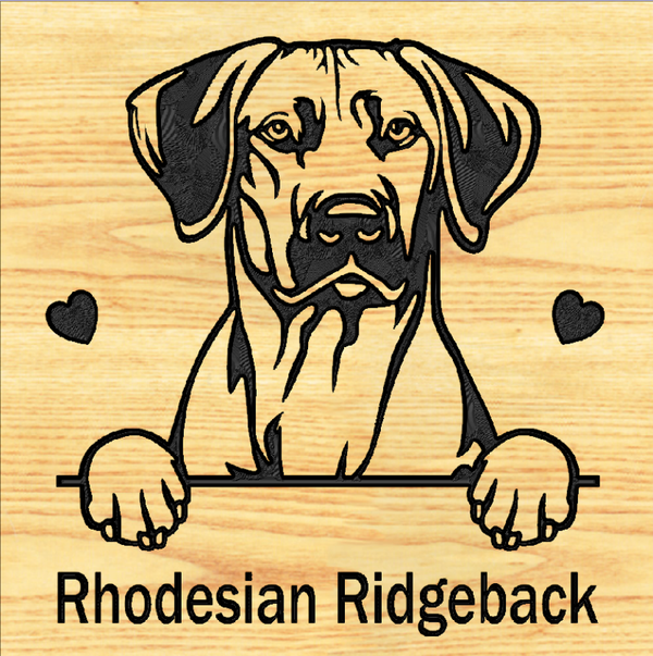 RHODESIAN RIDGEBACK 01 PLAQUE