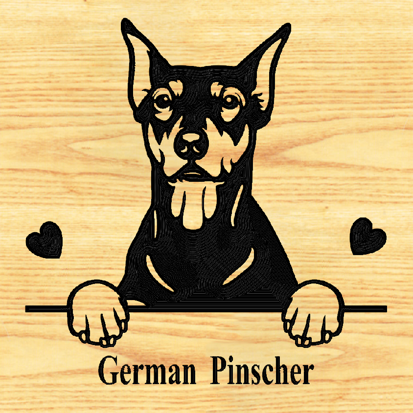 GERMAN PINSCHER 01  PLAQUE