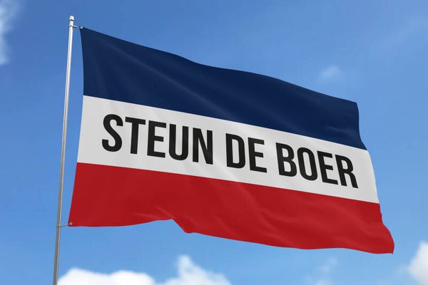 Vlag Steun de boer