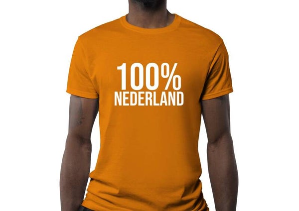 T-shirt '100% Nederland'