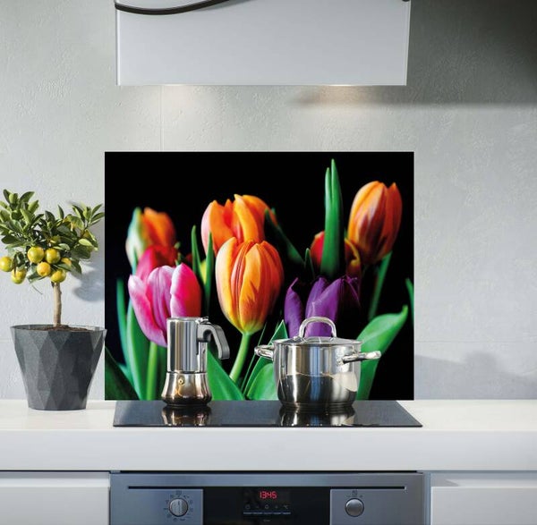 Spatscherm Tulpen