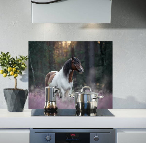 Spatscherm Paard in veld