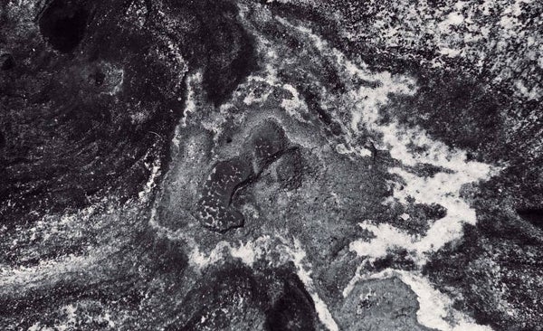 Inductie beschermer Zwarte marmer