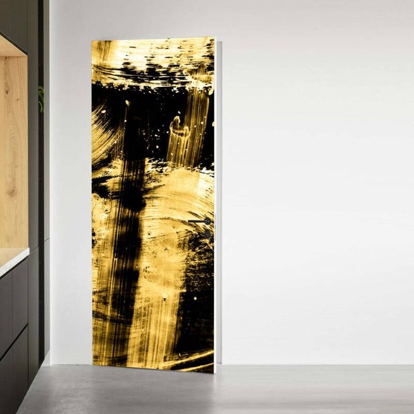 Deursticker Gouden verfvegen