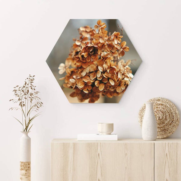Muur hexagons Bloemen 5